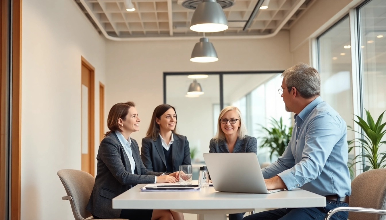 Beraterteam strategisiert Unternehmensberatung für Pflegeeinrichtungen mit kreativen Ansätzen.