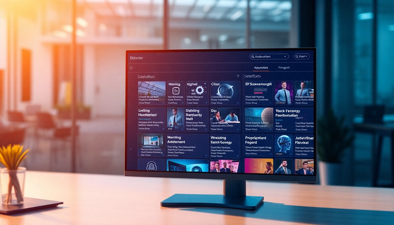 Erkunden Sie Stellenangebote auf einer digitalen Plattform mit bunten und ansprechenden Designs.
