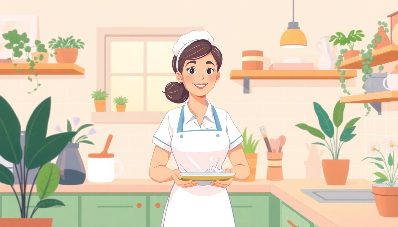Assist in housework with a dedicated hauswirtschaft stelle hameln professional in a welcoming kitchen.