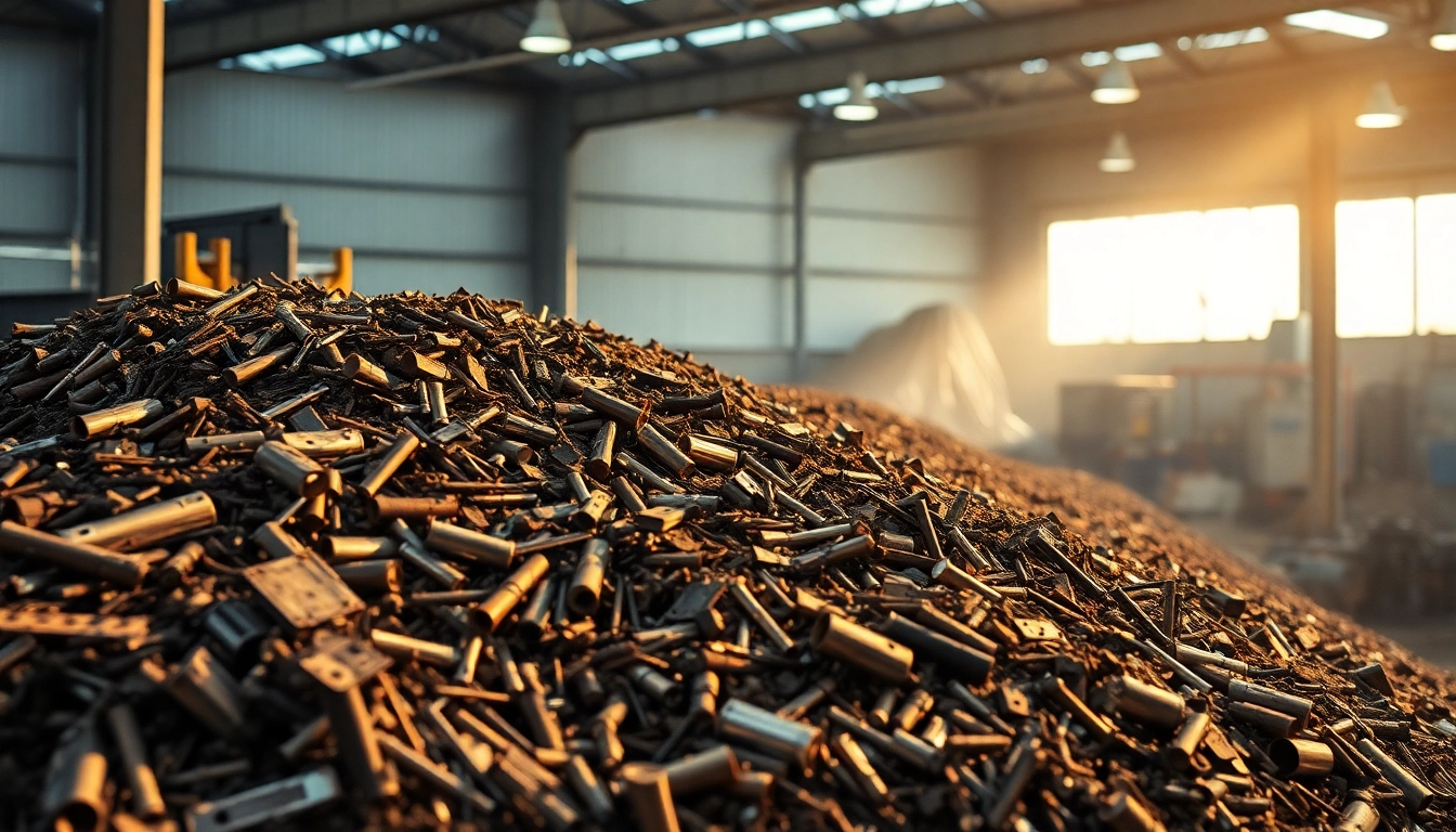 Schrotthändler Duisburg: Altmetall wird sorgfältig sortiert und vorbereitet für das Recycling.