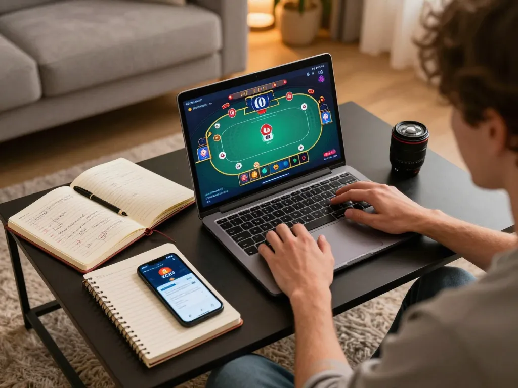 Join the excitement at SC88 COM while playing online poker in a cozy home setup.