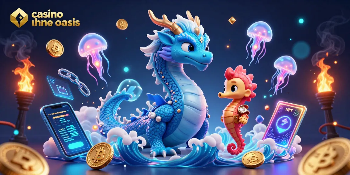 Experience the excitement of casino ohne oasis with empowered sea creatures and vibrant crypto elements.