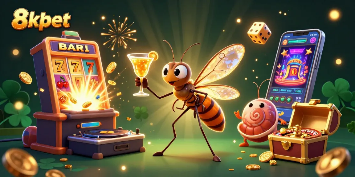Engage with 8xbet’s dynamic casino world through vibrant 3D illustrations of exciting gaming elements.