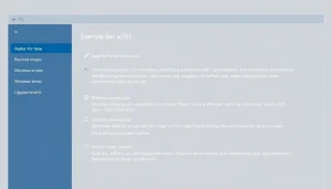 Visualisieren Sie die Windows Server 2025 Standard Upgrade Anleitung Schritt für Schritt mit interaktiven Design-Elementen.