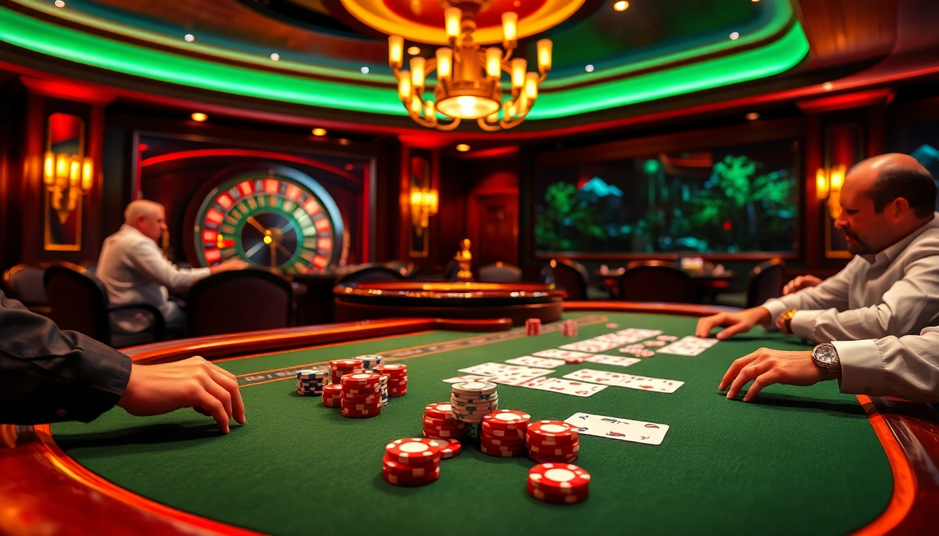 Experience thrilling gameplay at https://gg88.black/ with a luxurious poker scene and vibrant casino atmosphere.