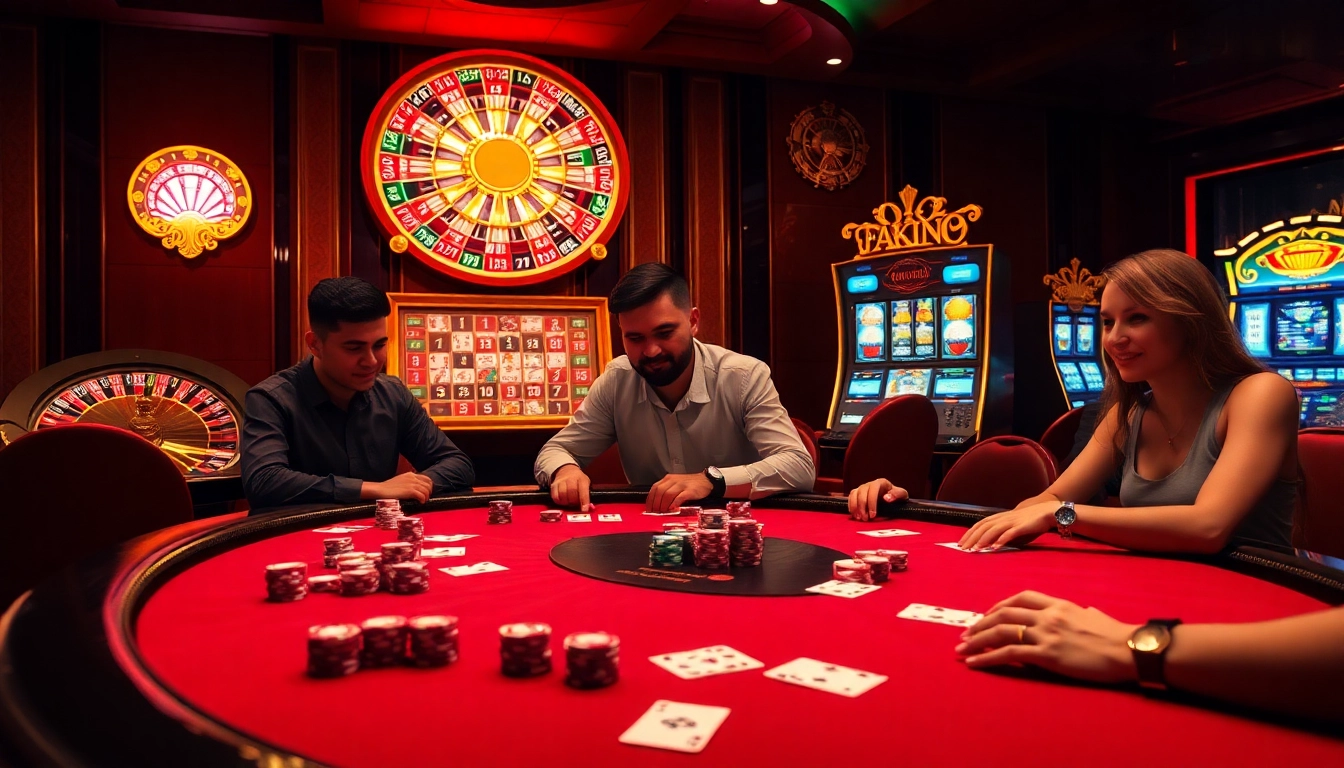 Experience the thrill of 79KING COM with vibrant casino elements like poker and roulette.
